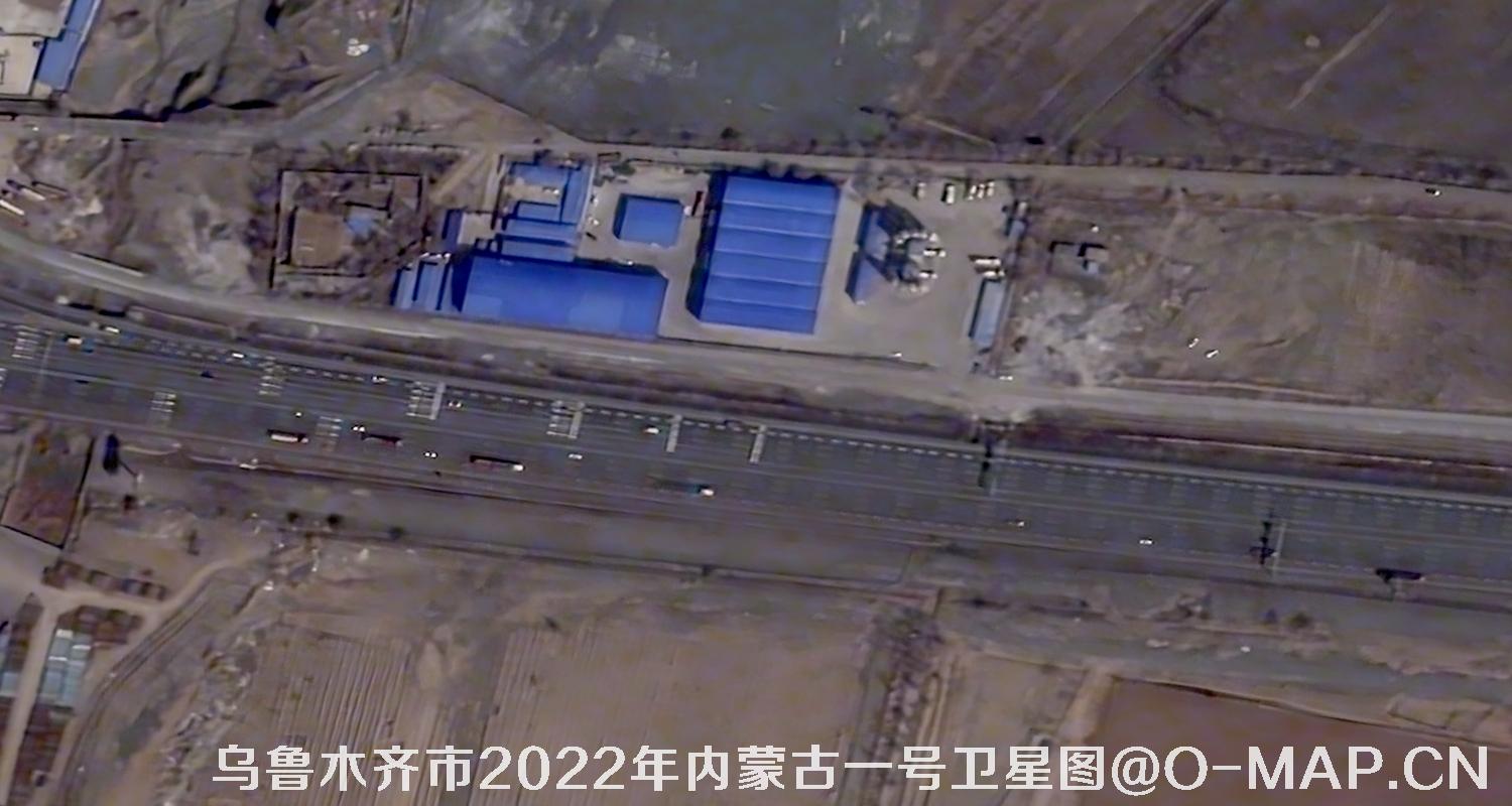 内蒙古一号卫星2022年拍摄的新疆乌鲁木齐市影像图