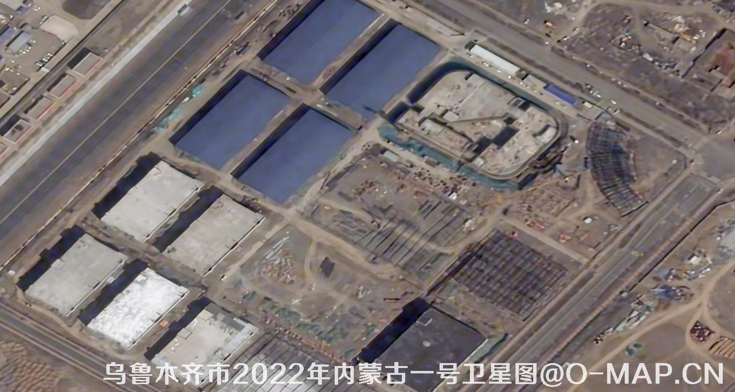 内蒙古一号卫星2022年拍摄的新疆乌鲁木齐市影像图