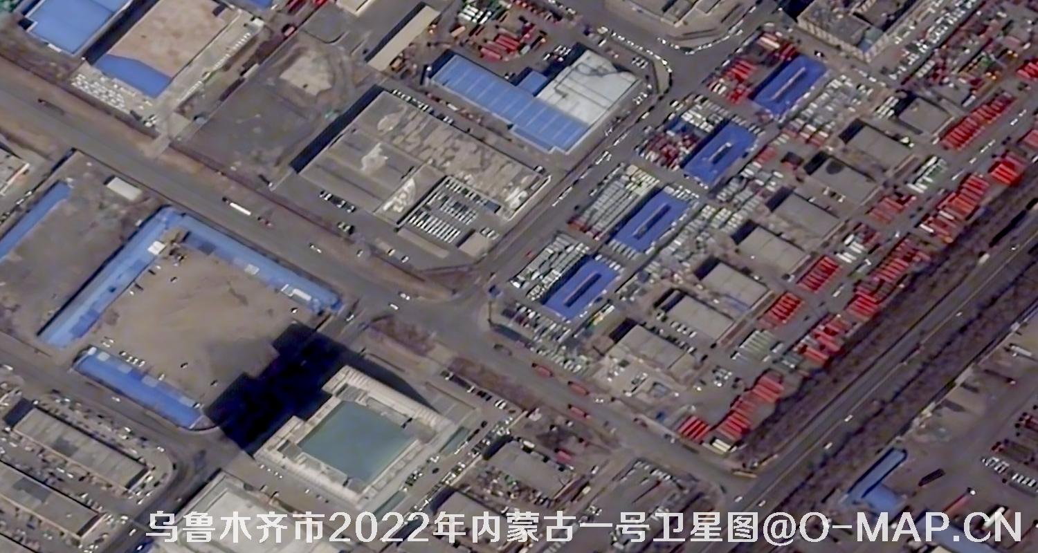 内蒙古一号卫星2022年拍摄的新疆乌鲁木齐市影像图