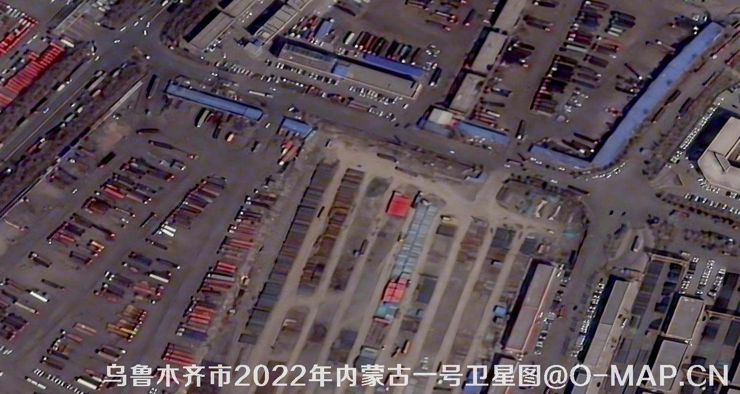 内蒙古一号卫星2022年拍摄的新疆乌鲁木齐市影像图