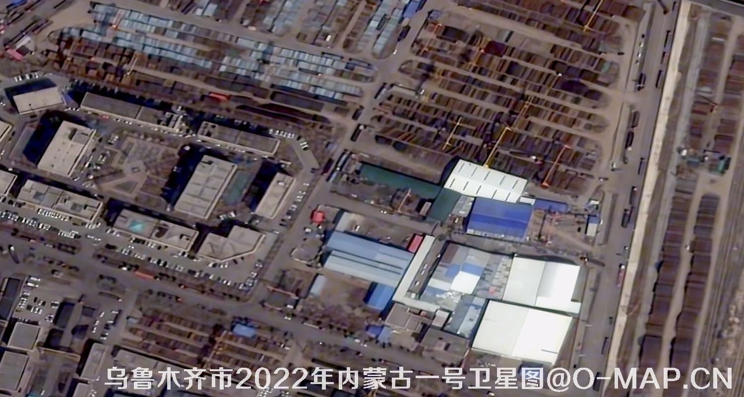 内蒙古一号卫星2022年拍摄的新疆乌鲁木齐市影像图