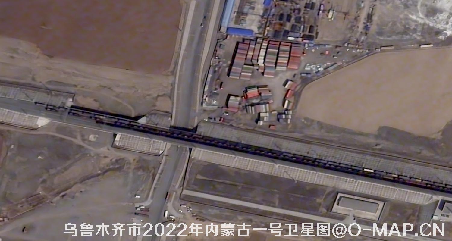 内蒙古一号卫星2022年拍摄的新疆乌鲁木齐市影像图