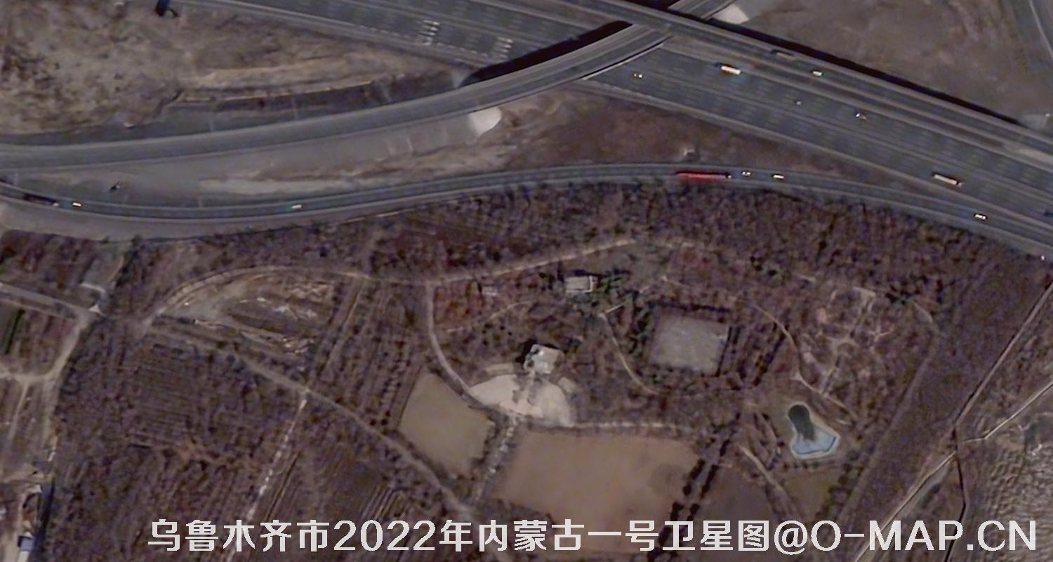 内蒙古一号卫星2022年拍摄的新疆乌鲁木齐市影像图