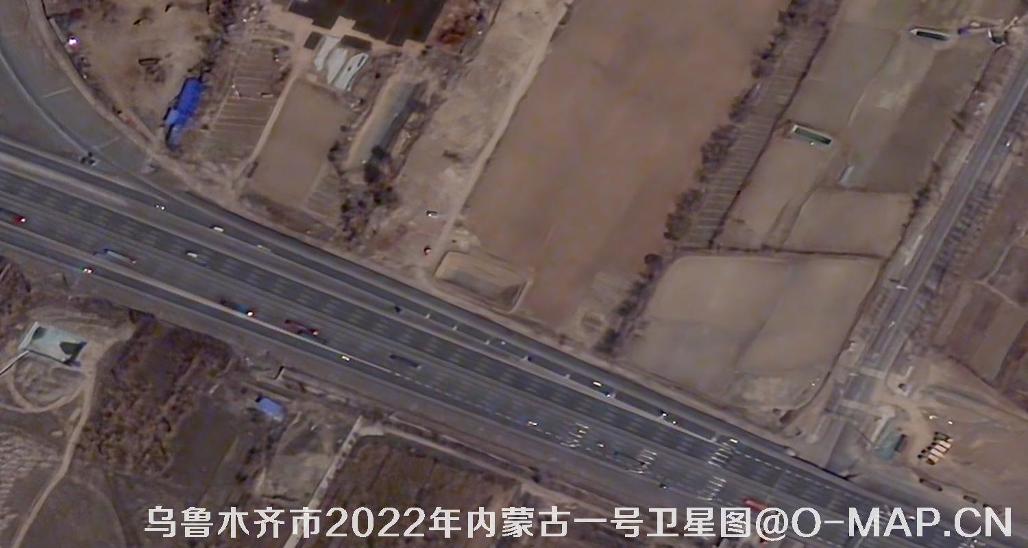 内蒙古一号卫星2022年拍摄的新疆乌鲁木齐市影像图