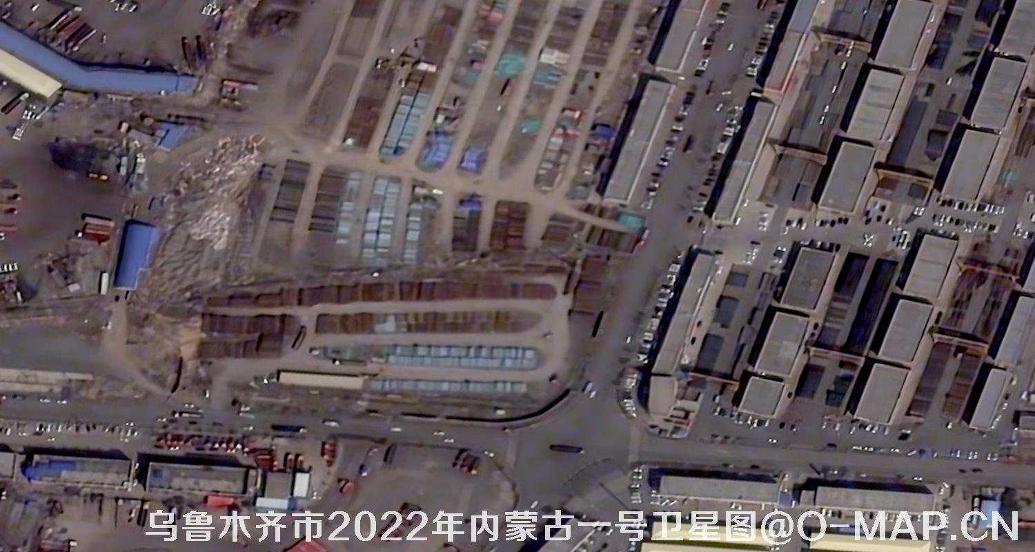 内蒙古一号卫星2022年拍摄的新疆乌鲁木齐市影像图