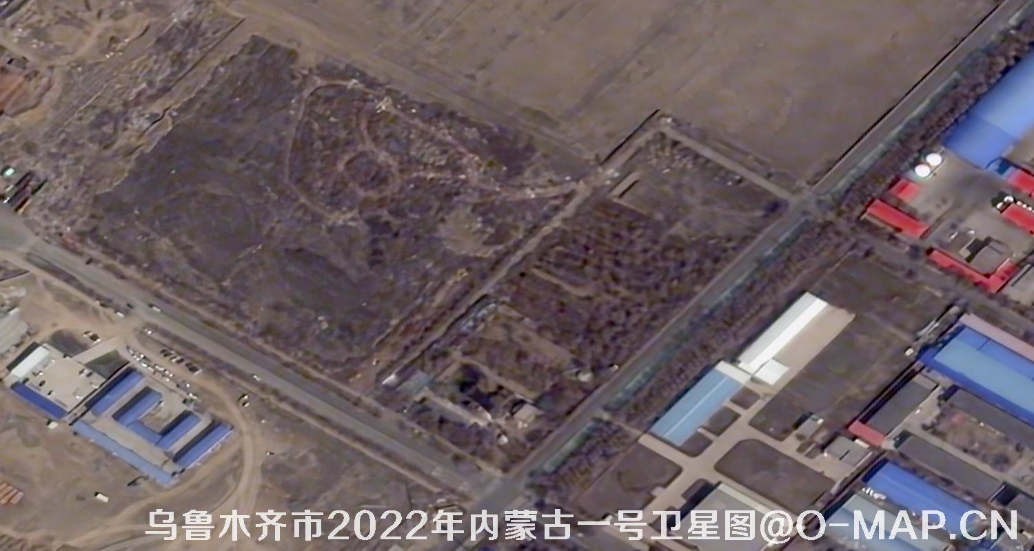 内蒙古一号卫星2022年拍摄的新疆乌鲁木齐市影像图