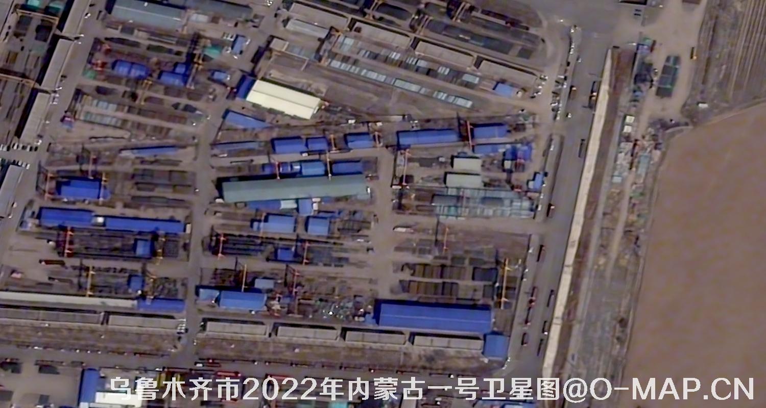 内蒙古一号卫星2022年拍摄的新疆乌鲁木齐市影像图