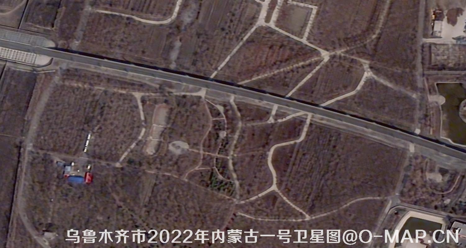 内蒙古一号卫星2022年拍摄的新疆乌鲁木齐市影像图