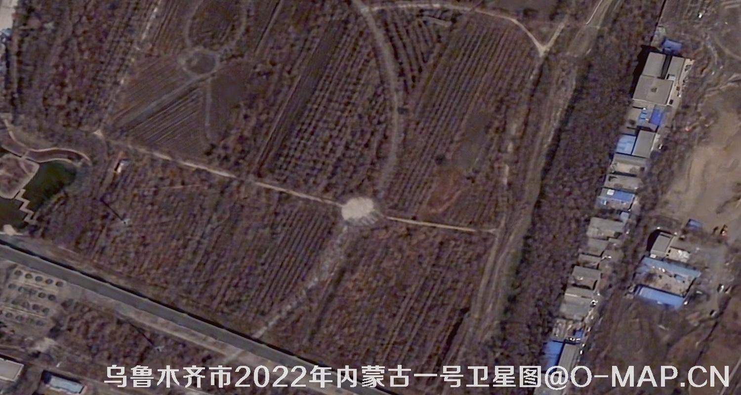 内蒙古一号卫星2022年拍摄的新疆乌鲁木齐市影像图