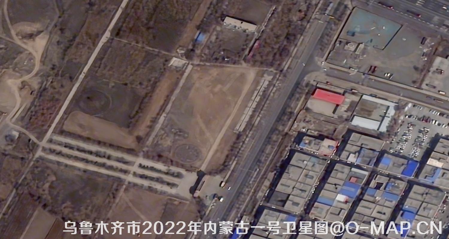 内蒙古一号卫星2022年拍摄的新疆乌鲁木齐市影像图
