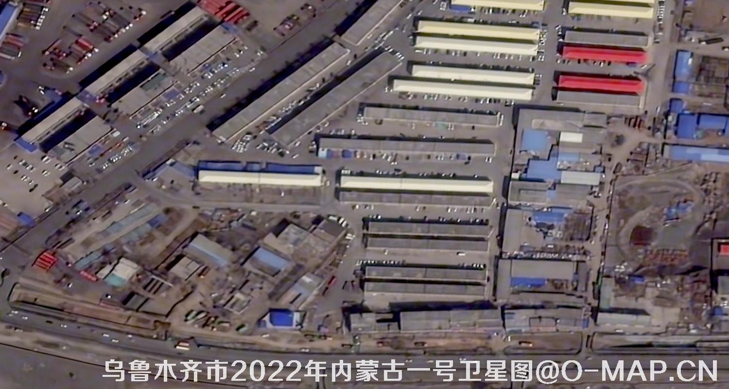 内蒙古一号卫星2022年拍摄的新疆乌鲁木齐市影像图