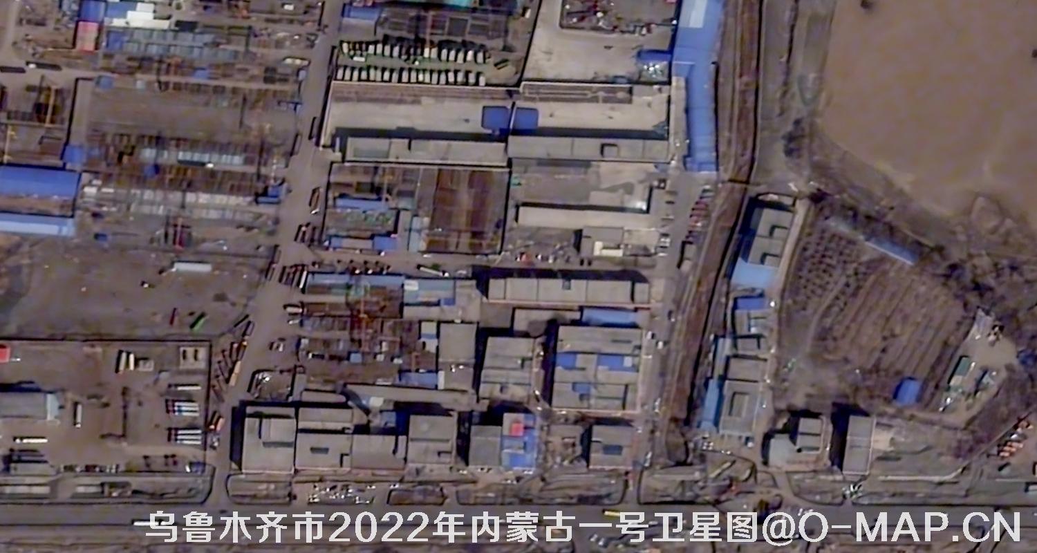 内蒙古一号卫星2022年拍摄的新疆乌鲁木齐市影像图
