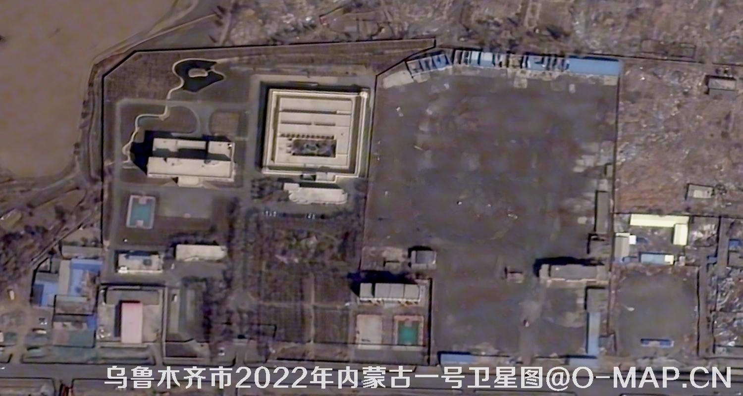 内蒙古一号卫星2022年拍摄的新疆乌鲁木齐市影像图