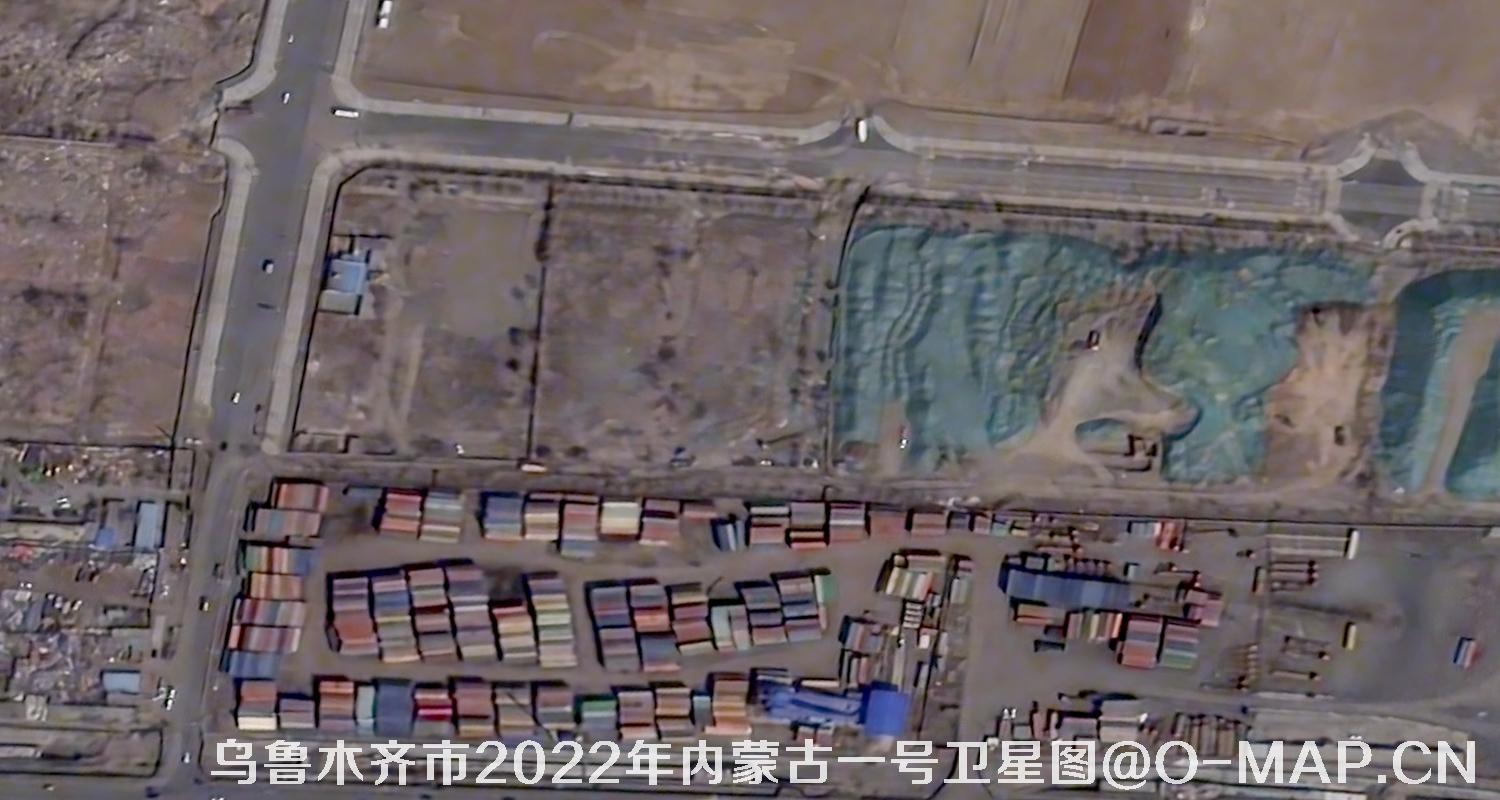 内蒙古一号卫星2022年拍摄的新疆乌鲁木齐市影像图