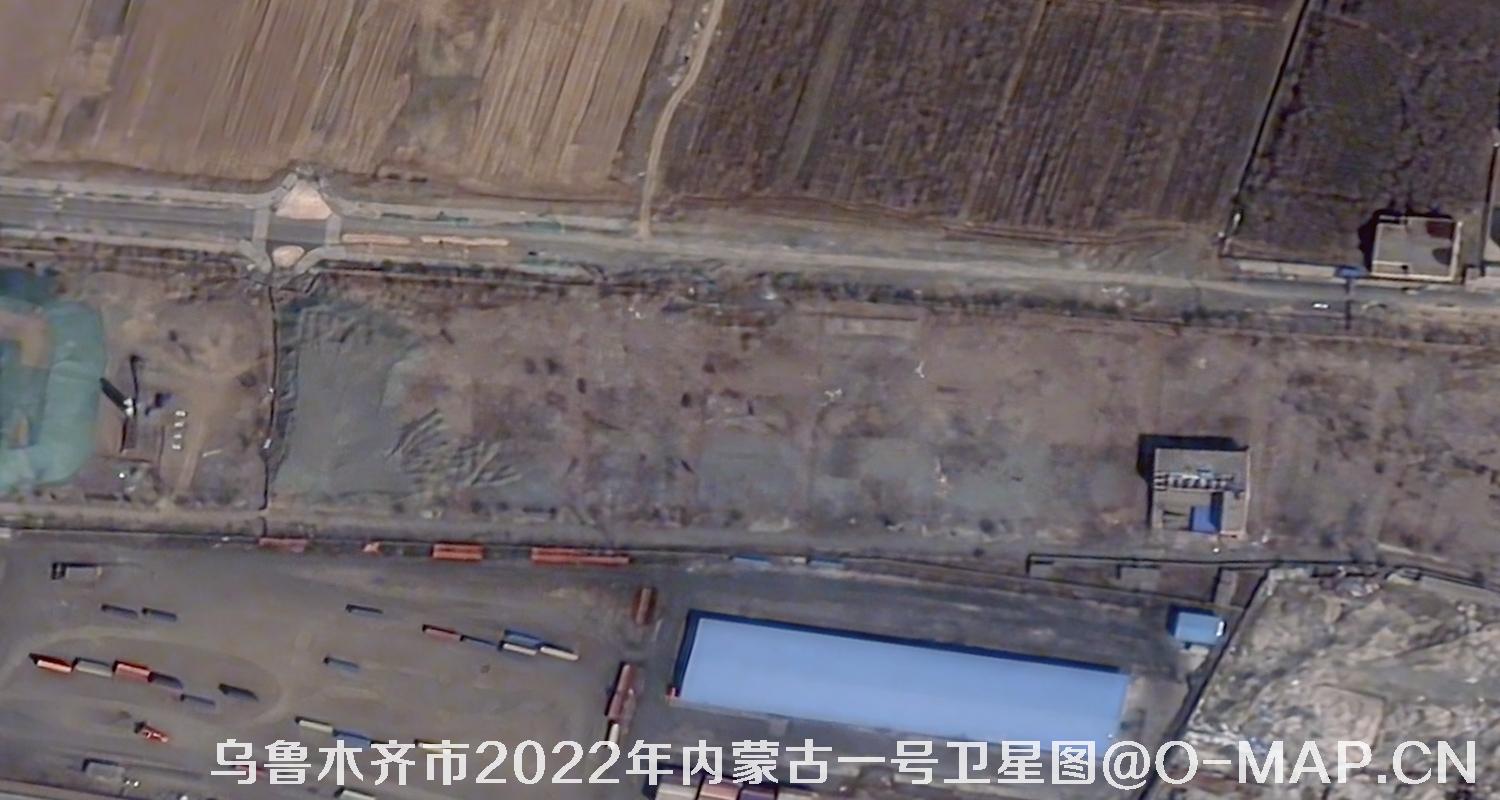 内蒙古一号卫星2022年拍摄的新疆乌鲁木齐市影像图