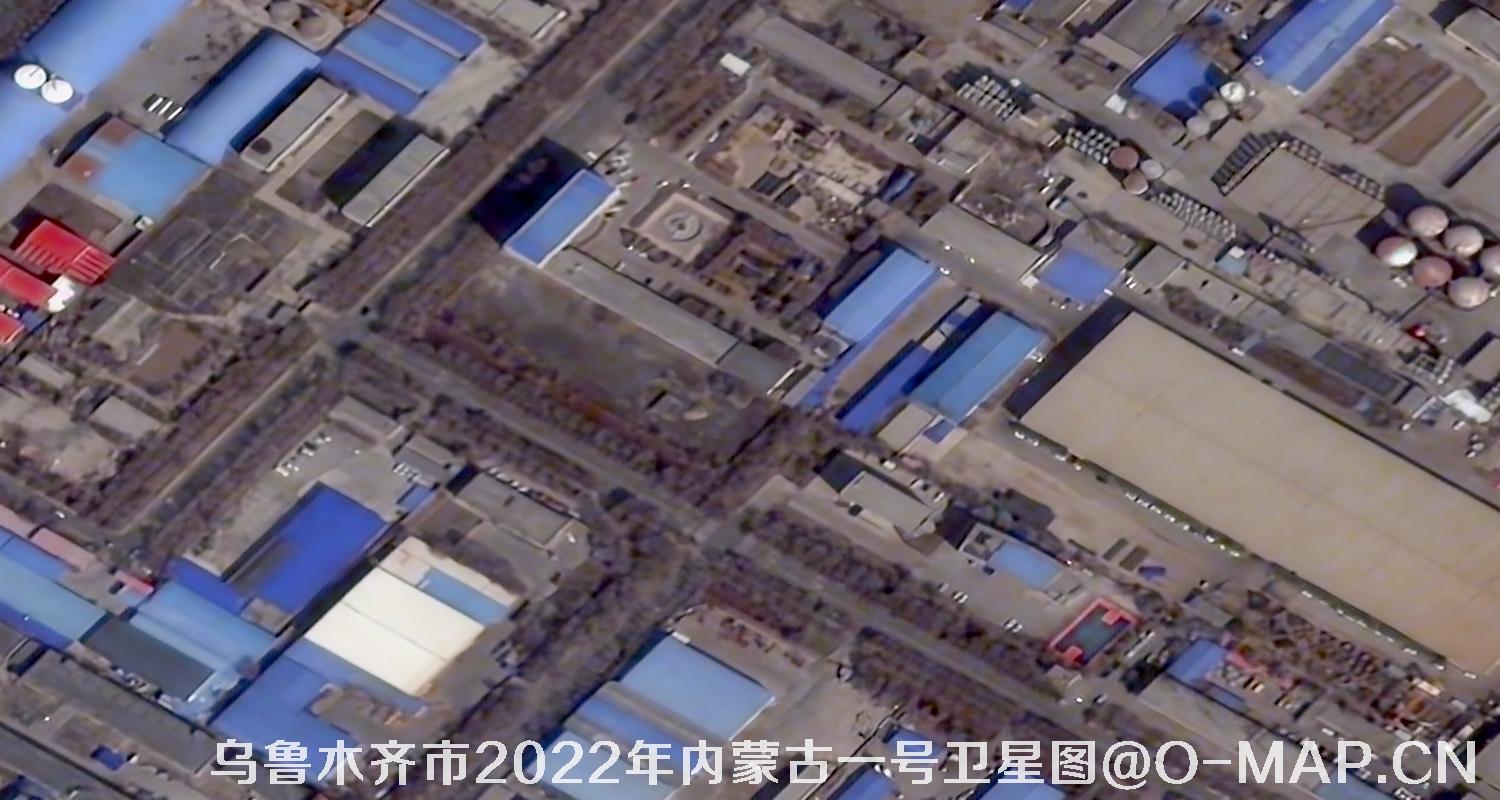 内蒙古一号卫星2022年拍摄的新疆乌鲁木齐市影像图