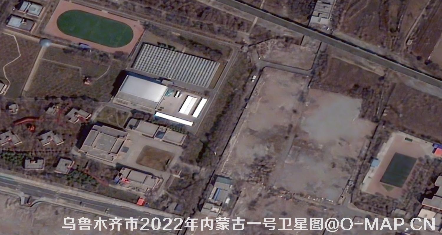 内蒙古一号卫星2022年拍摄的新疆乌鲁木齐市影像图