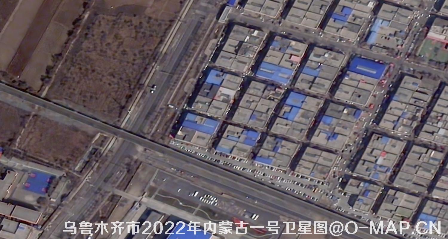内蒙古一号卫星2022年拍摄的新疆乌鲁木齐市影像图