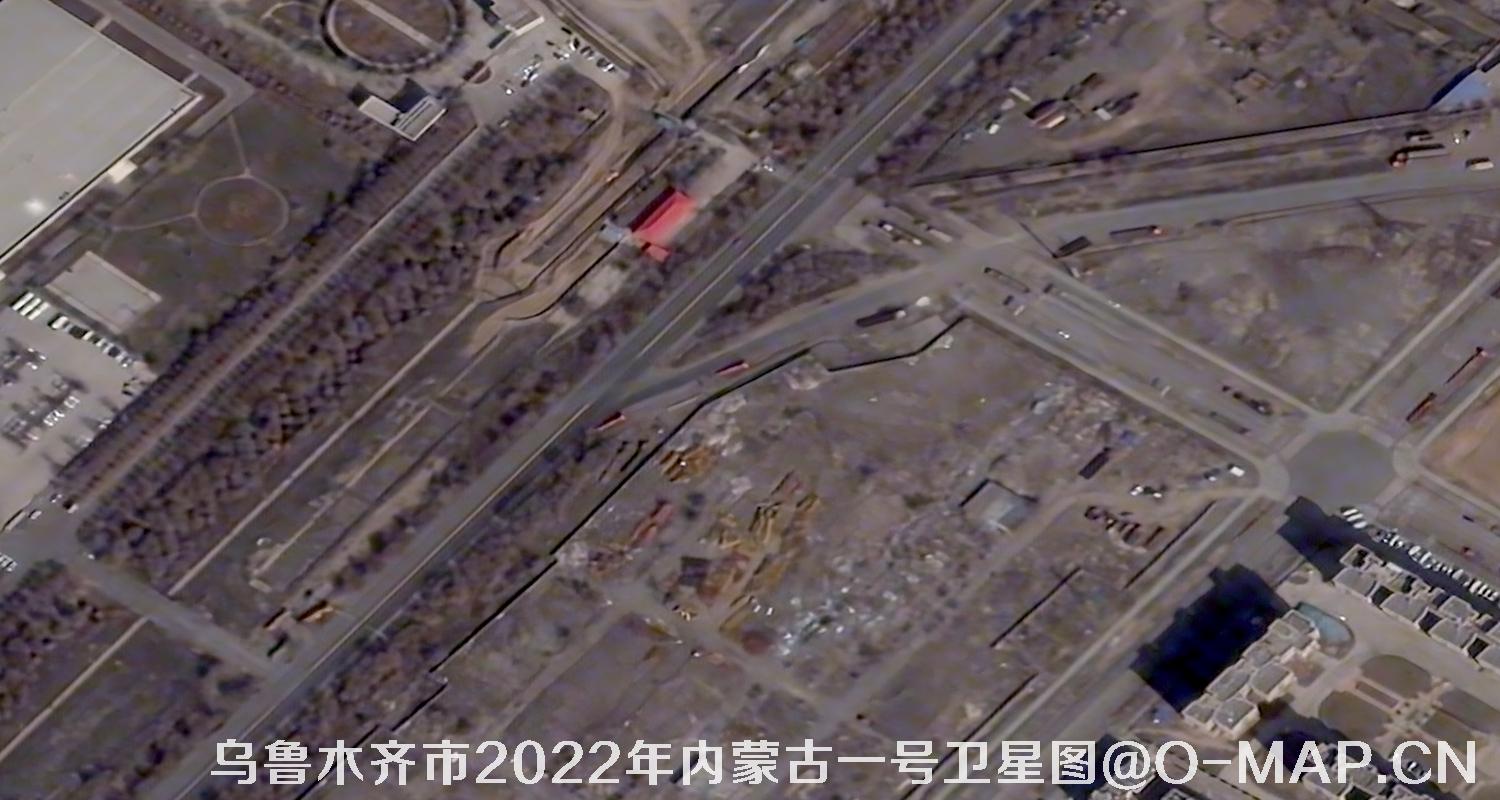 内蒙古一号卫星2022年拍摄的新疆乌鲁木齐市影像图