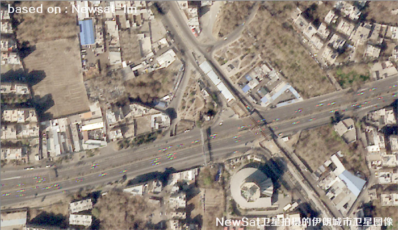 阿根廷Newsat卫星拍摄的伊朗城市卫星图像