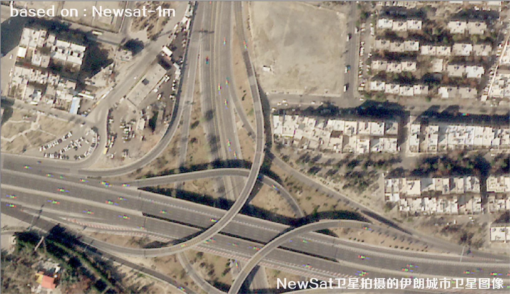 阿根廷Newsat卫星拍摄的伊朗城市卫星图像