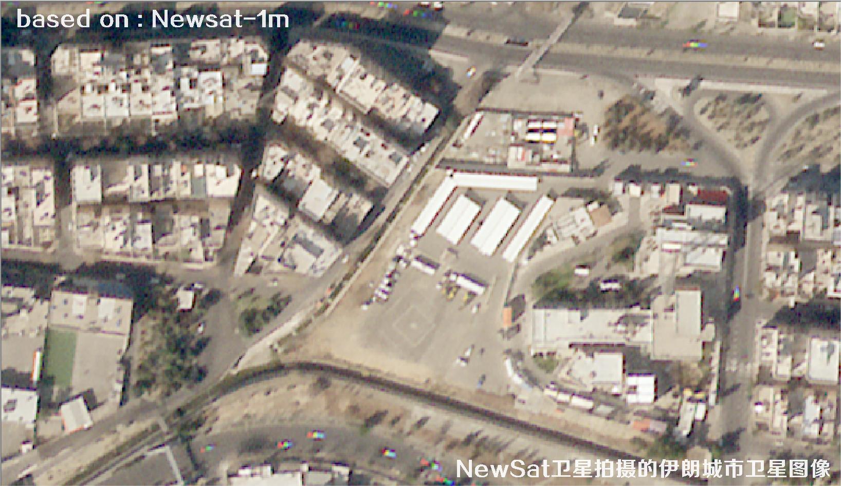 阿根廷Newsat卫星拍摄的伊朗城市卫星图像