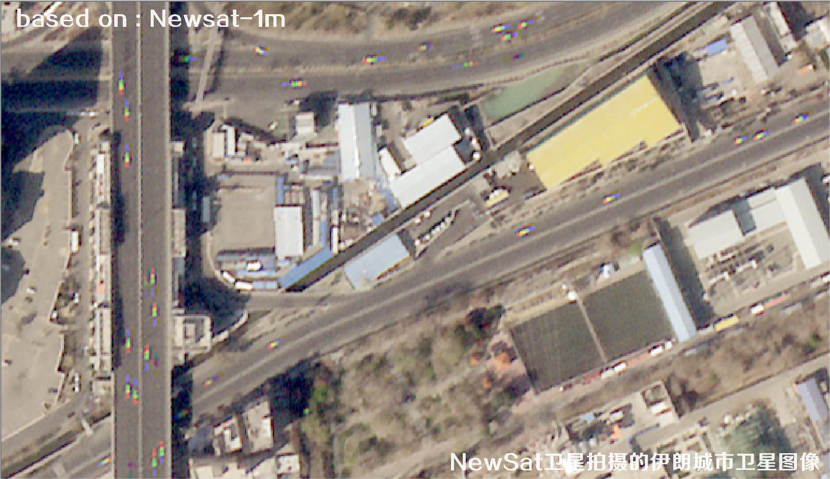 阿根廷Newsat卫星拍摄的伊朗城市卫星图像