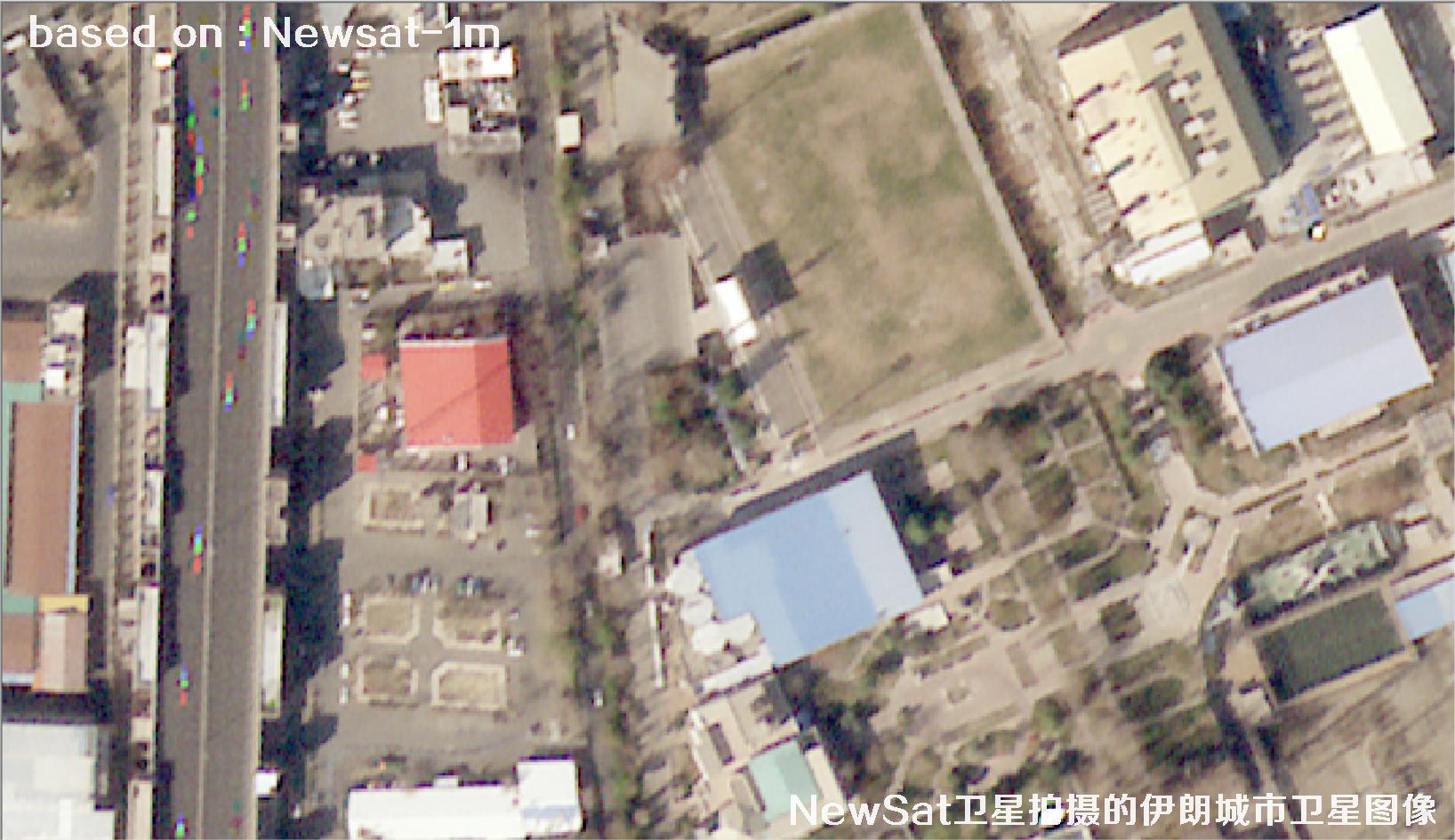 阿根廷Newsat卫星拍摄的伊朗城市卫星图像