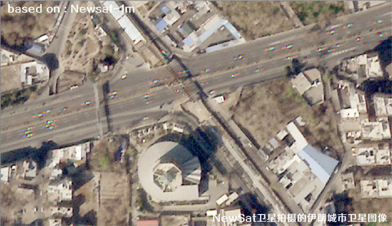 阿根廷Newsat卫星拍摄的伊朗城市卫星图像