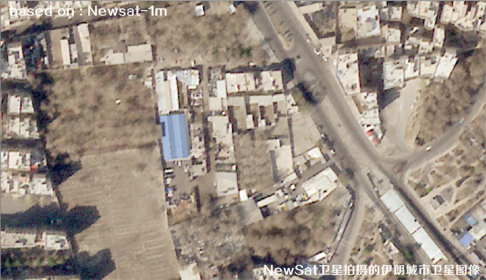 阿根廷Newsat卫星拍摄的伊朗城市卫星图像