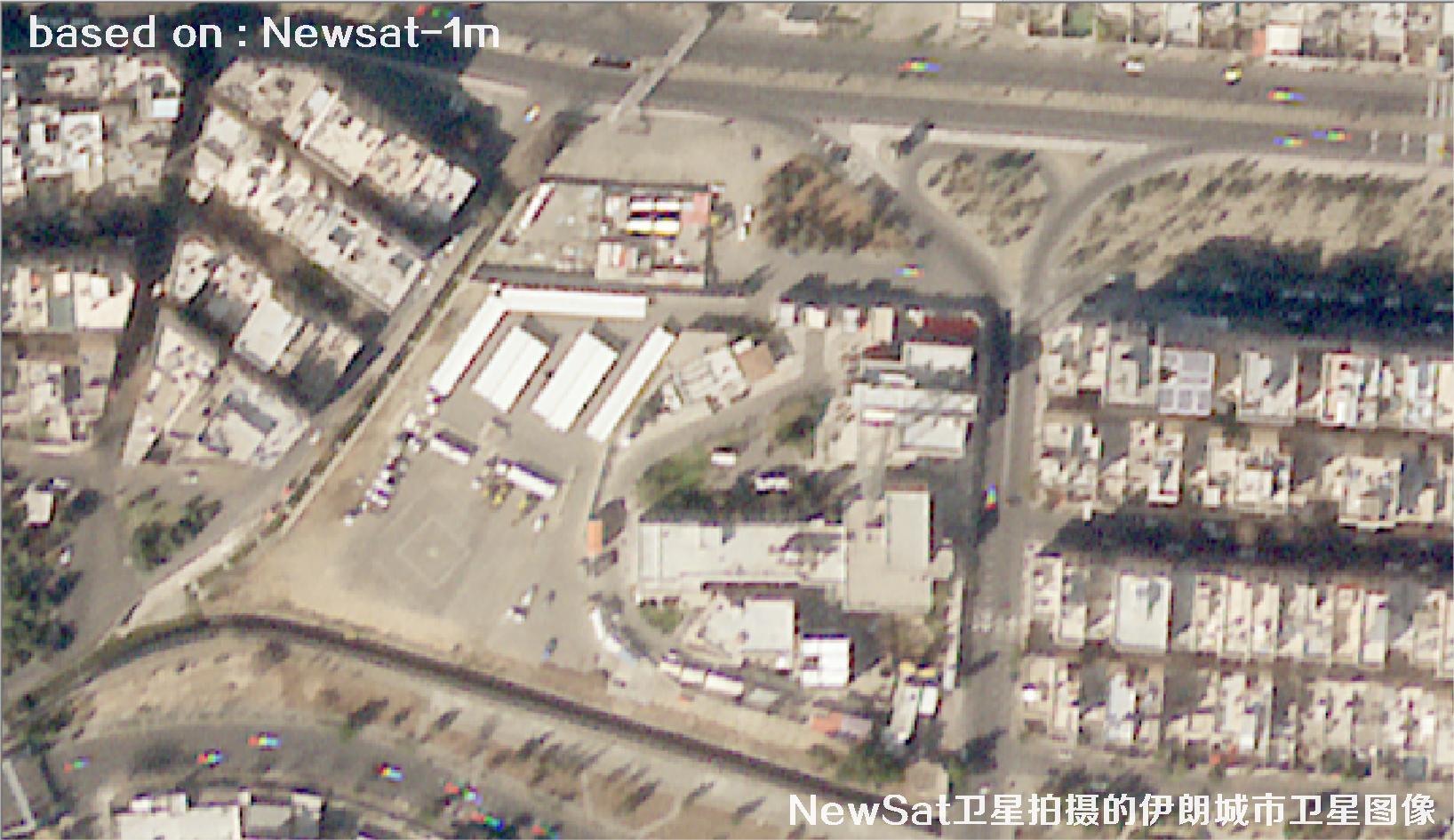 阿根廷Newsat卫星拍摄的伊朗城市卫星图像