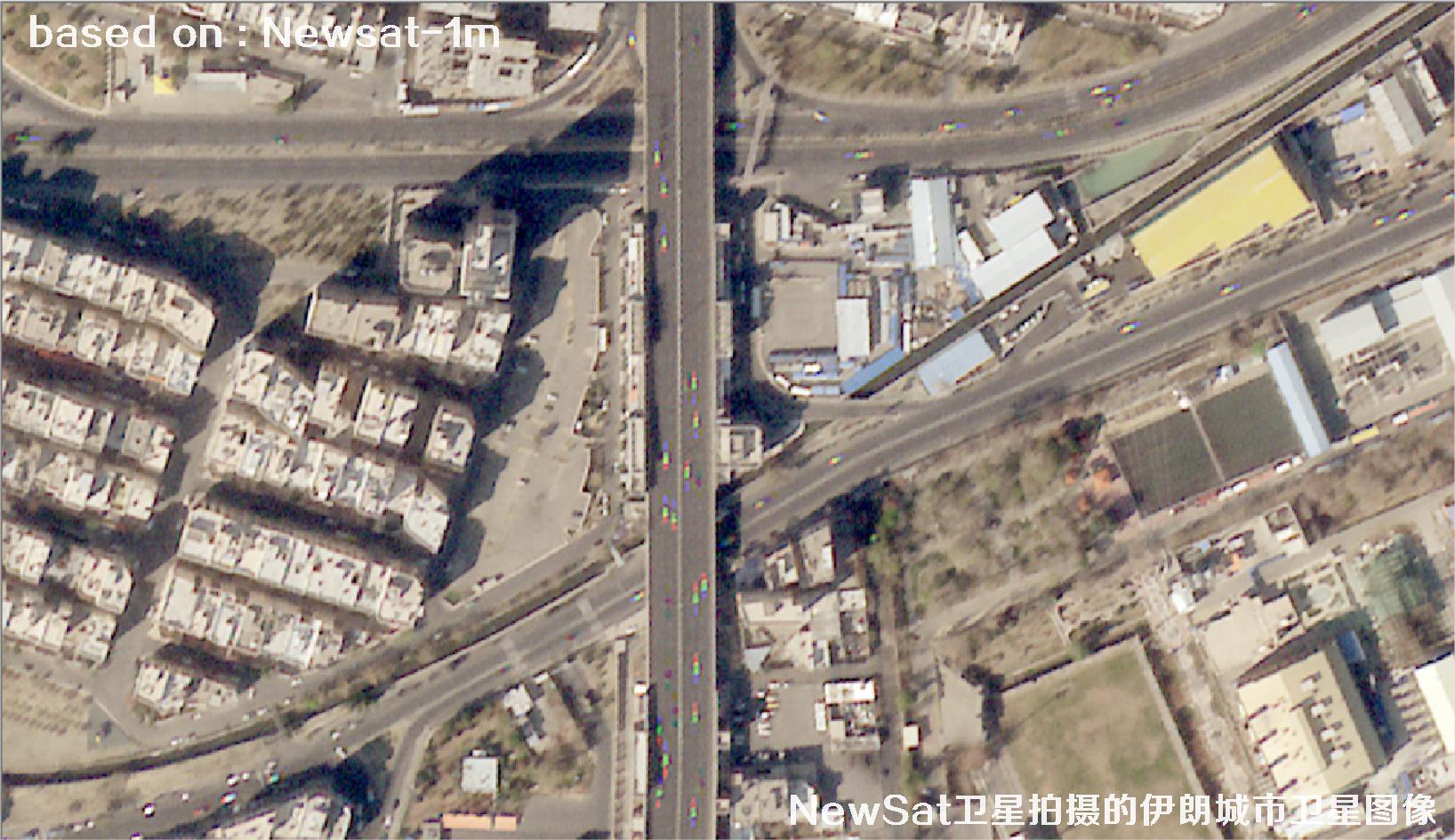 阿根廷Newsat卫星拍摄的伊朗城市卫星图像