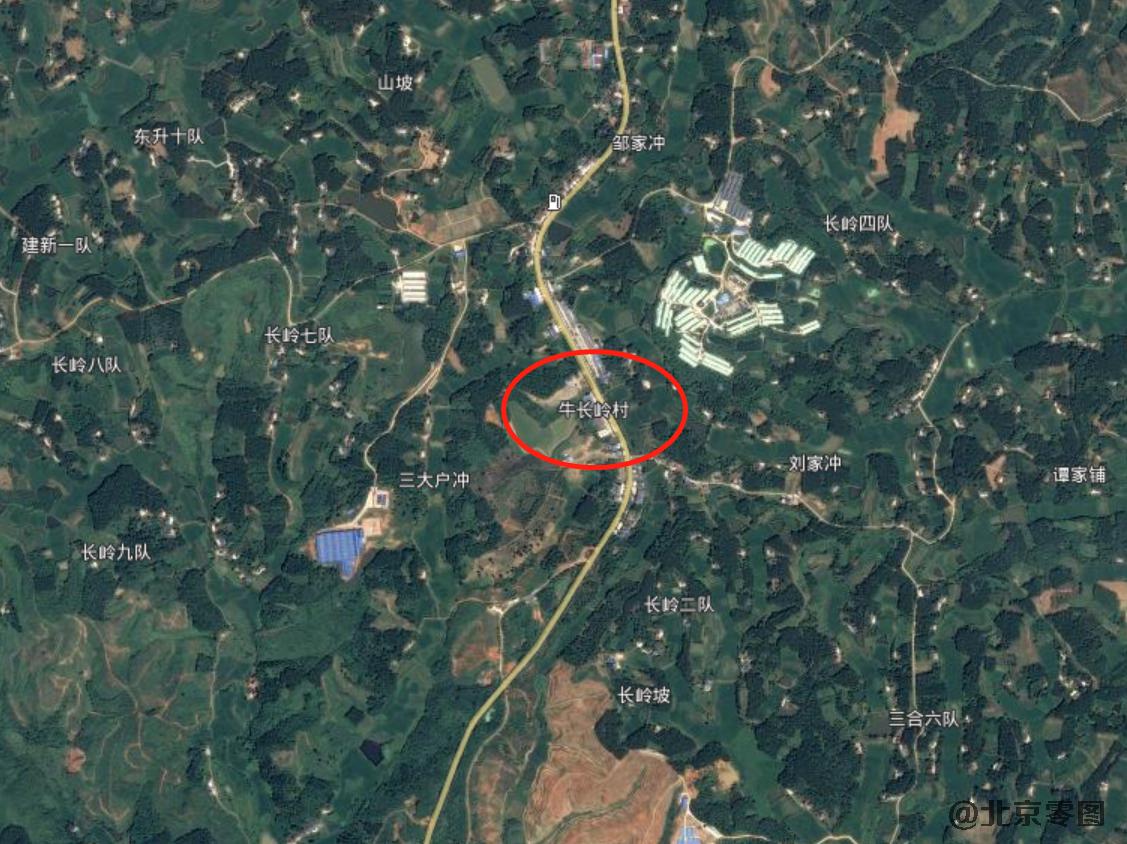 牛长岭村卫星影像查询范围