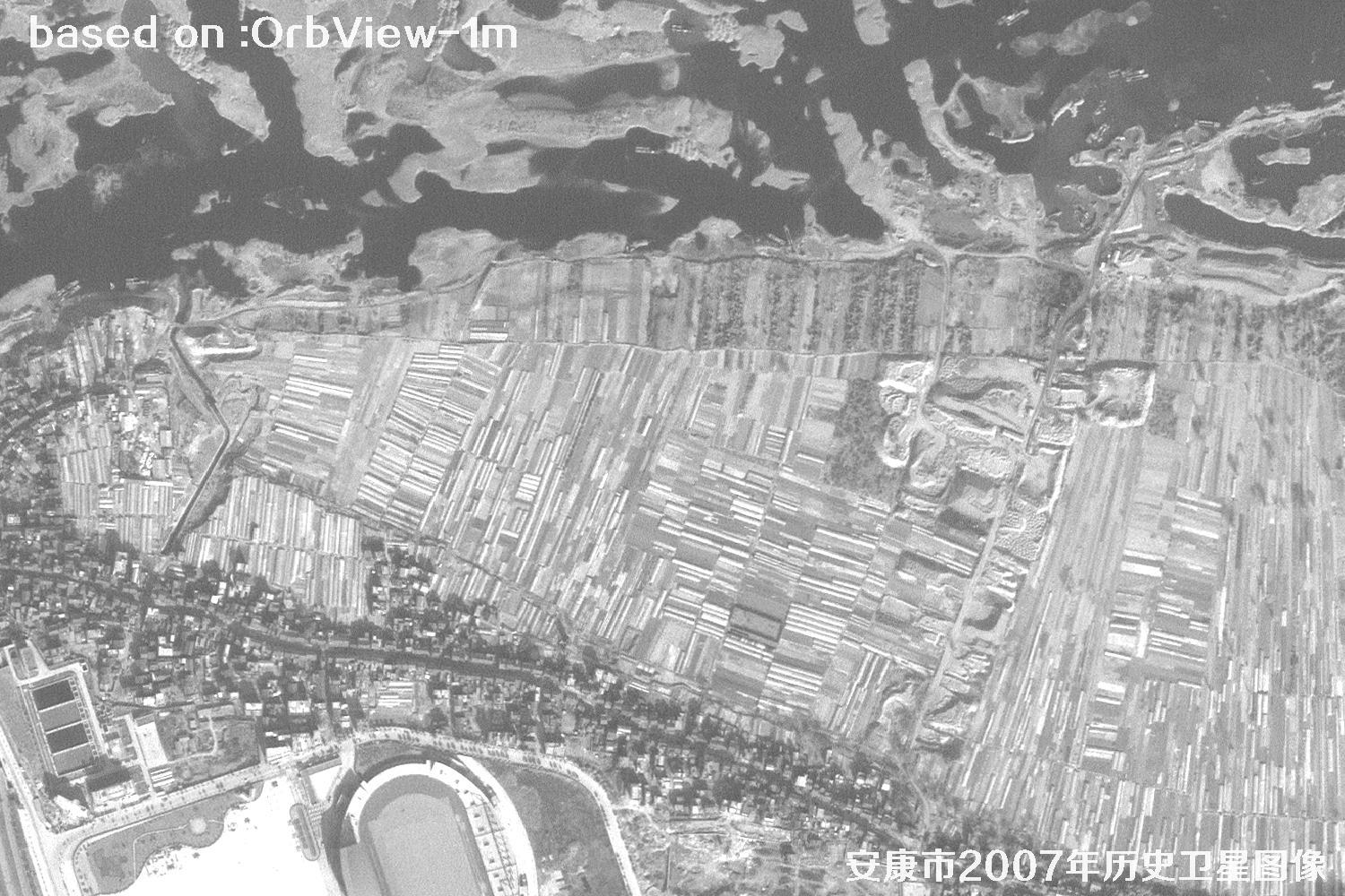 安康市2007年OrbView卫星1米分辨率历史图像12