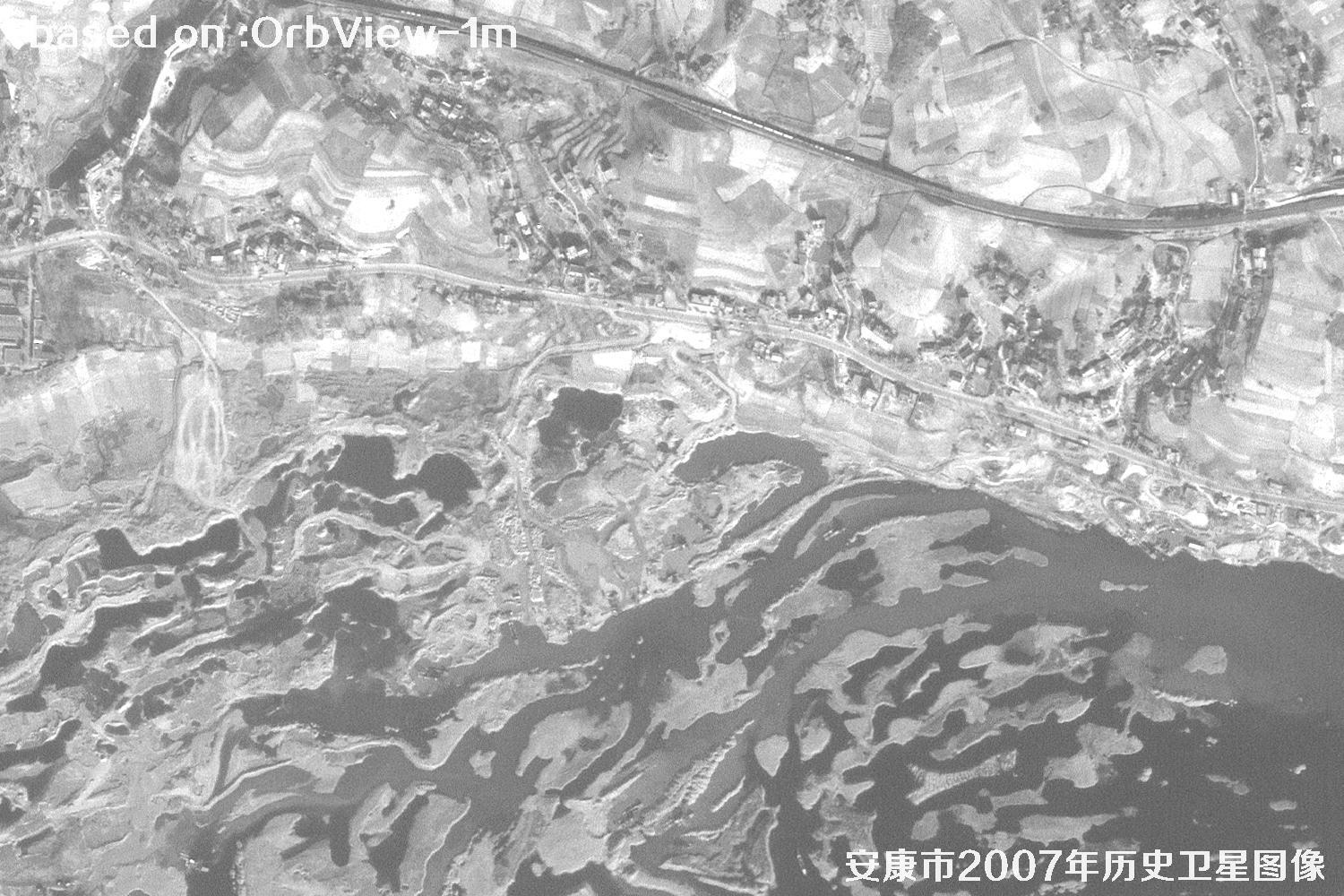 安康市2007年OrbView卫星1米分辨率历史图像17