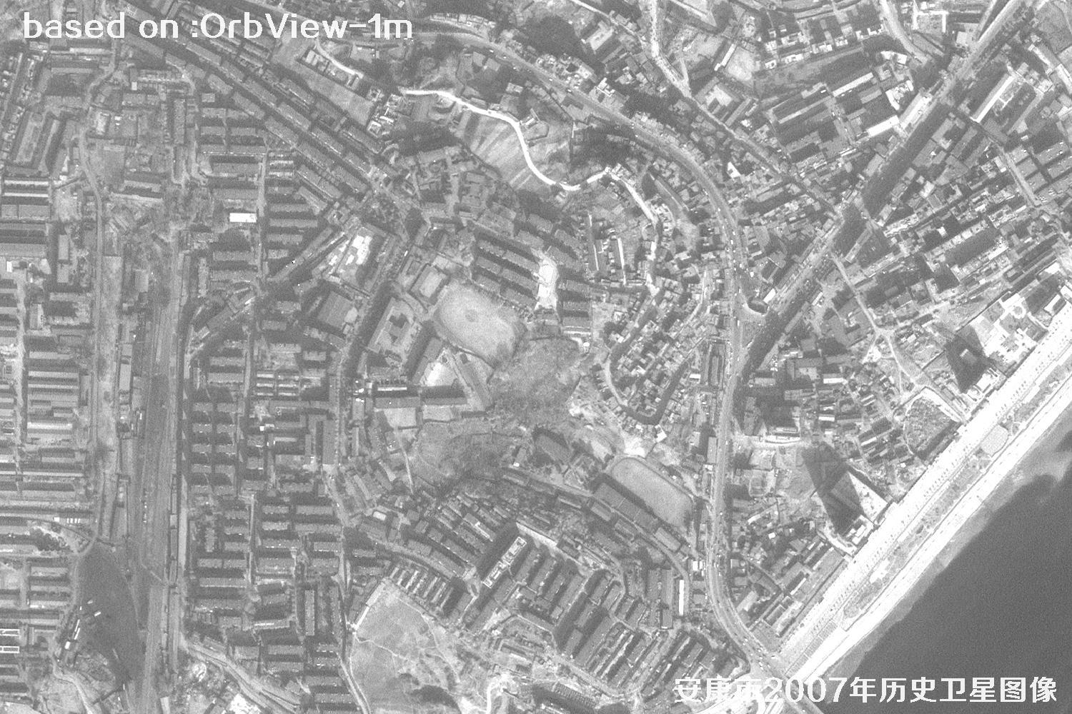 安康市2007年OrbView卫星1米分辨率历史图像5