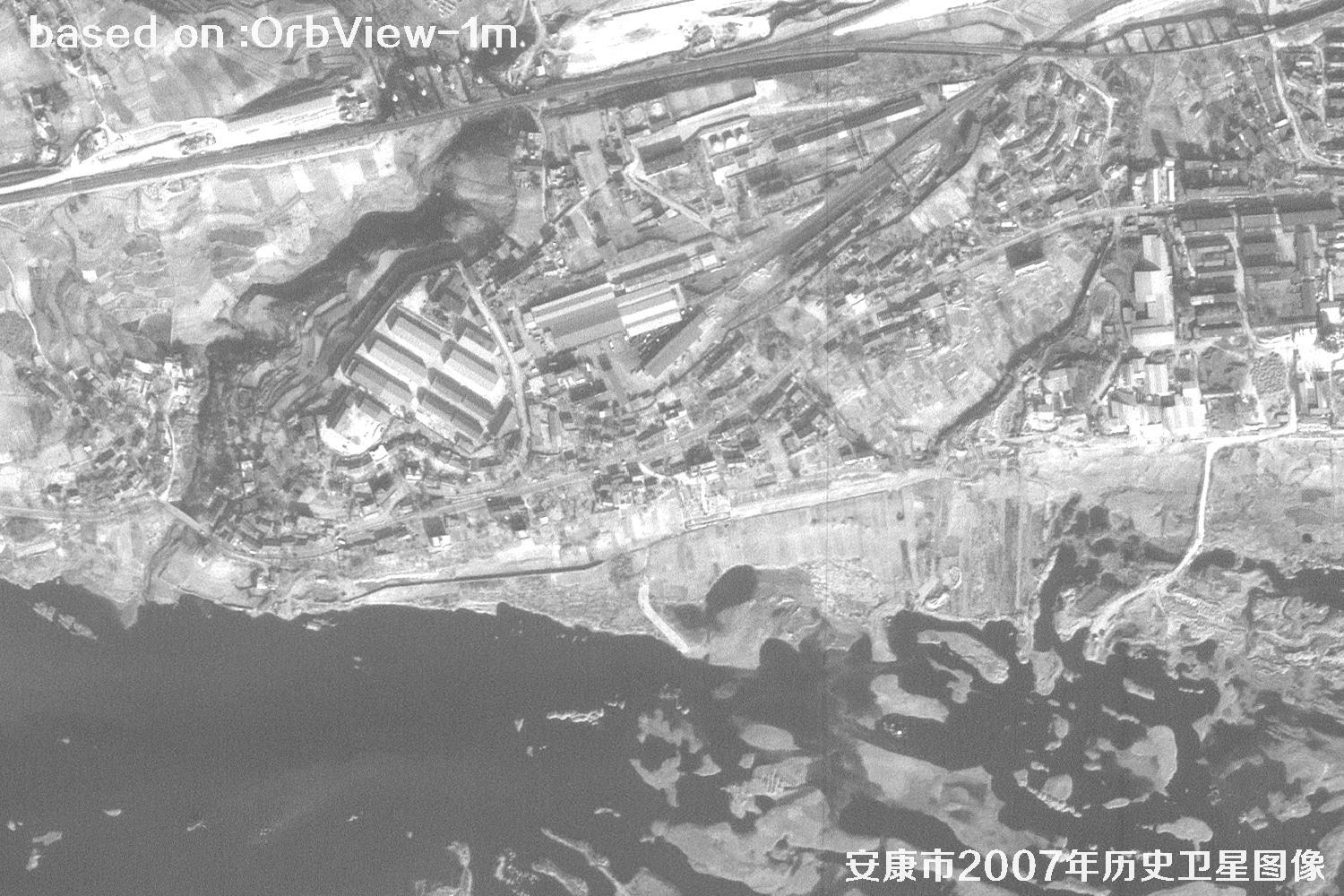 安康市2007年OrbView卫星1米分辨率历史图像9