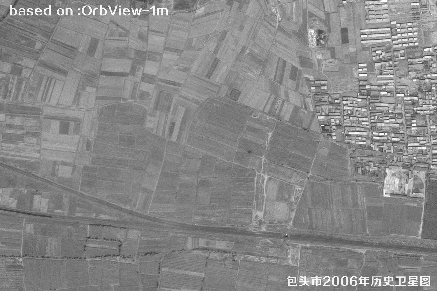 2006年内蒙古包头市历史卫星图像15