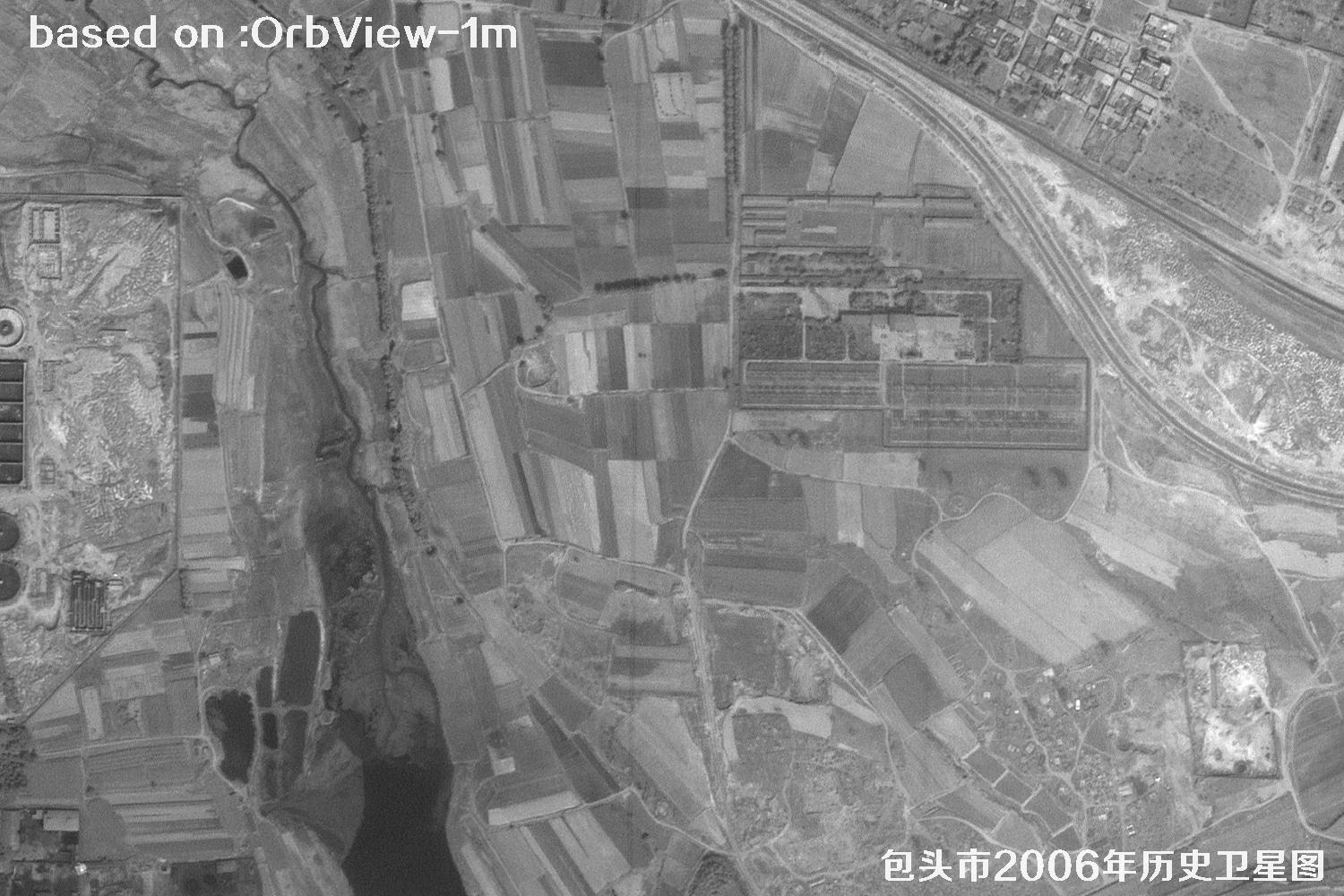 2006年内蒙古包头市历史卫星图像20
