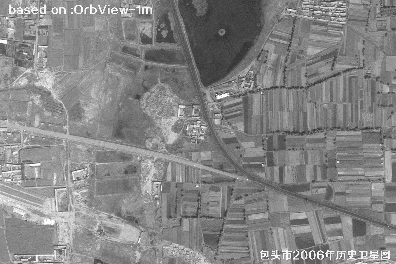 2006年内蒙古包头市历史卫星图像25