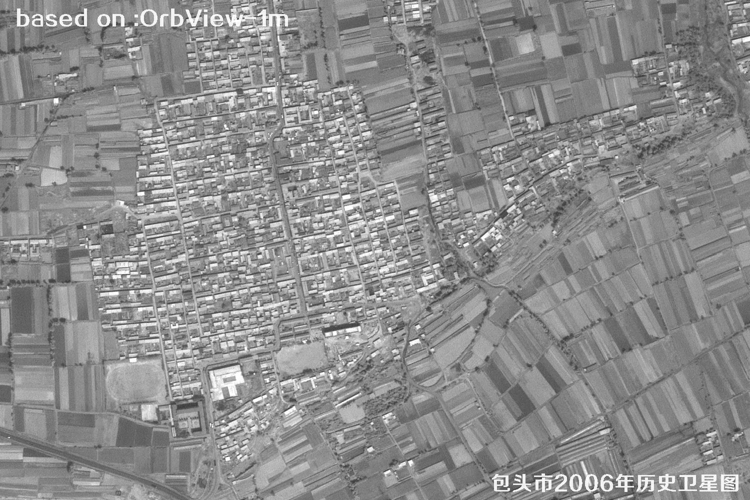 2006年内蒙古包头市历史卫星图像4