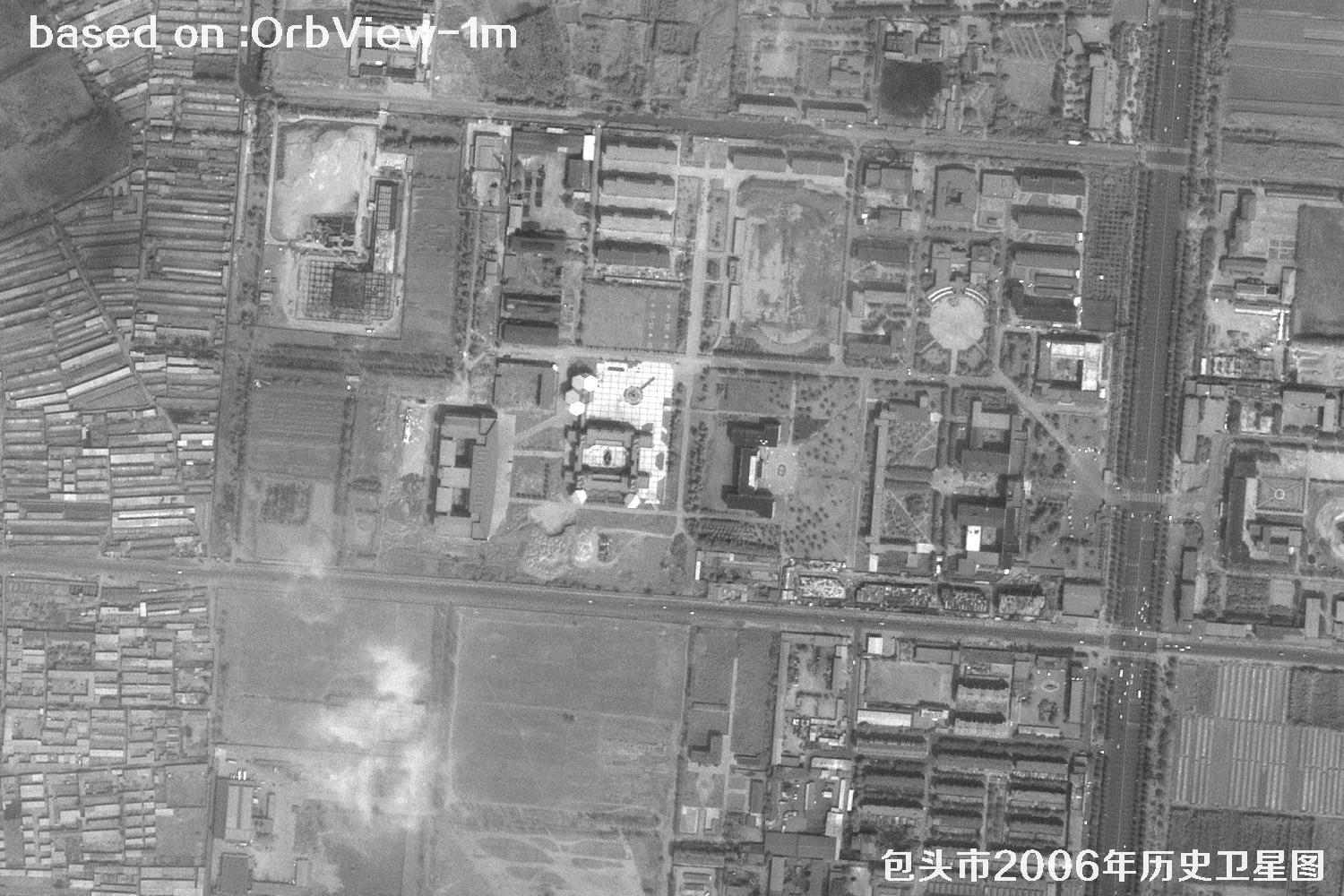 2006年内蒙古包头市历史卫星图像7