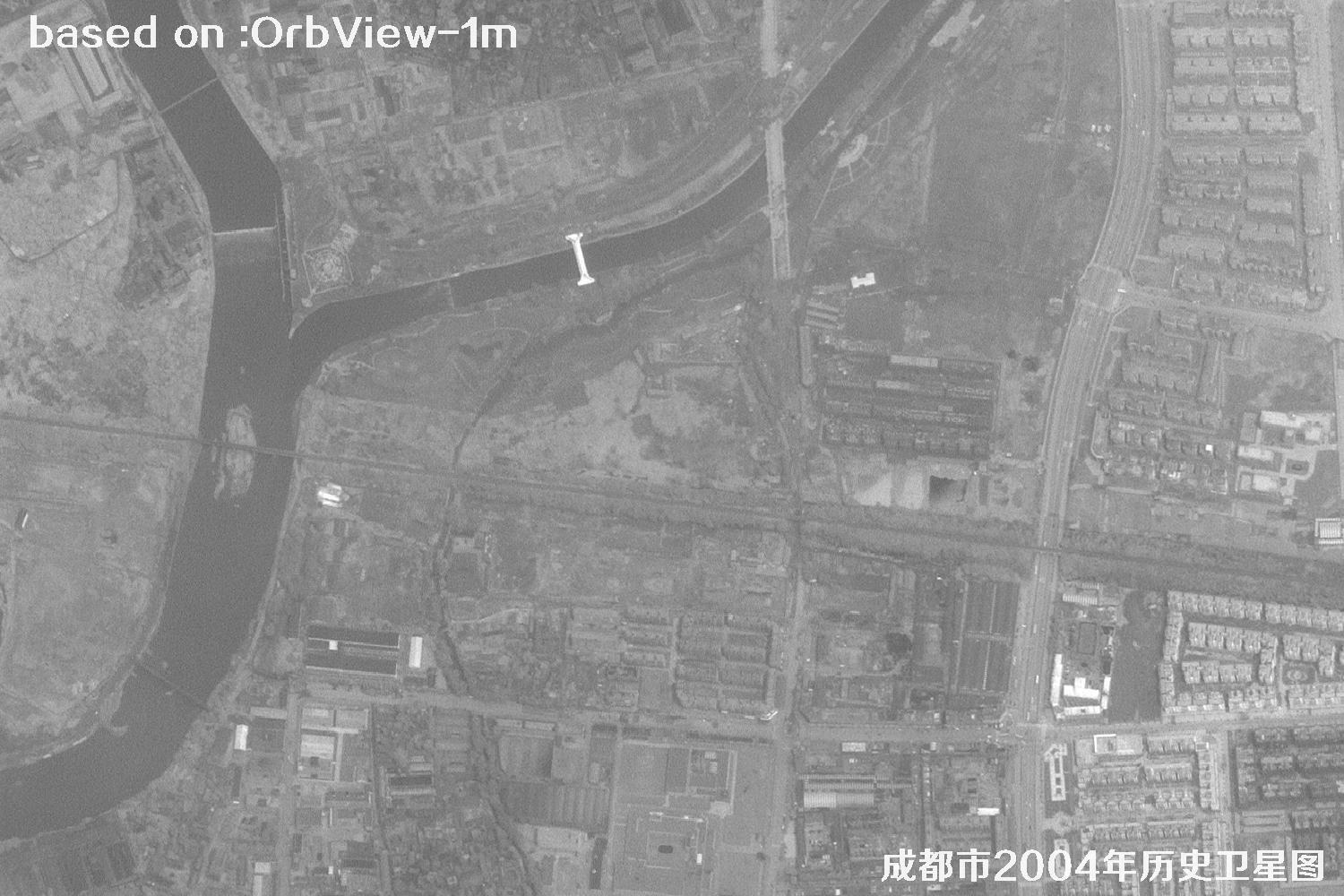 OrbView Witness: 2004 Historical Satellite Imagery of Chengdu, Sichuan44