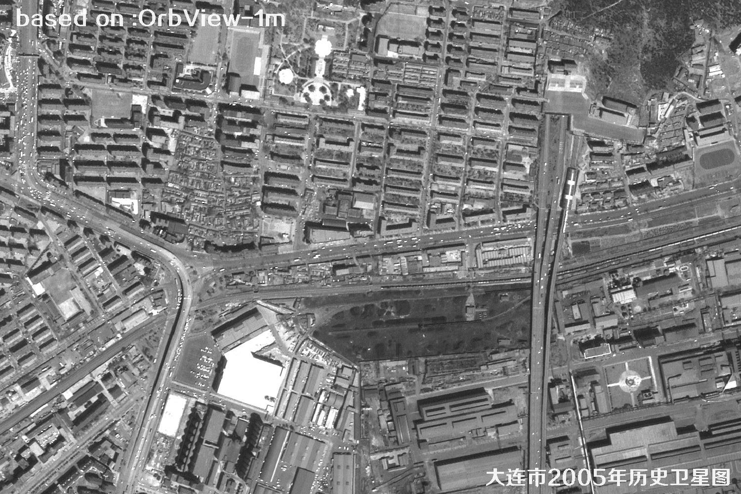 历史卫星图：辽宁省大连市2005年OrbView卫星图10