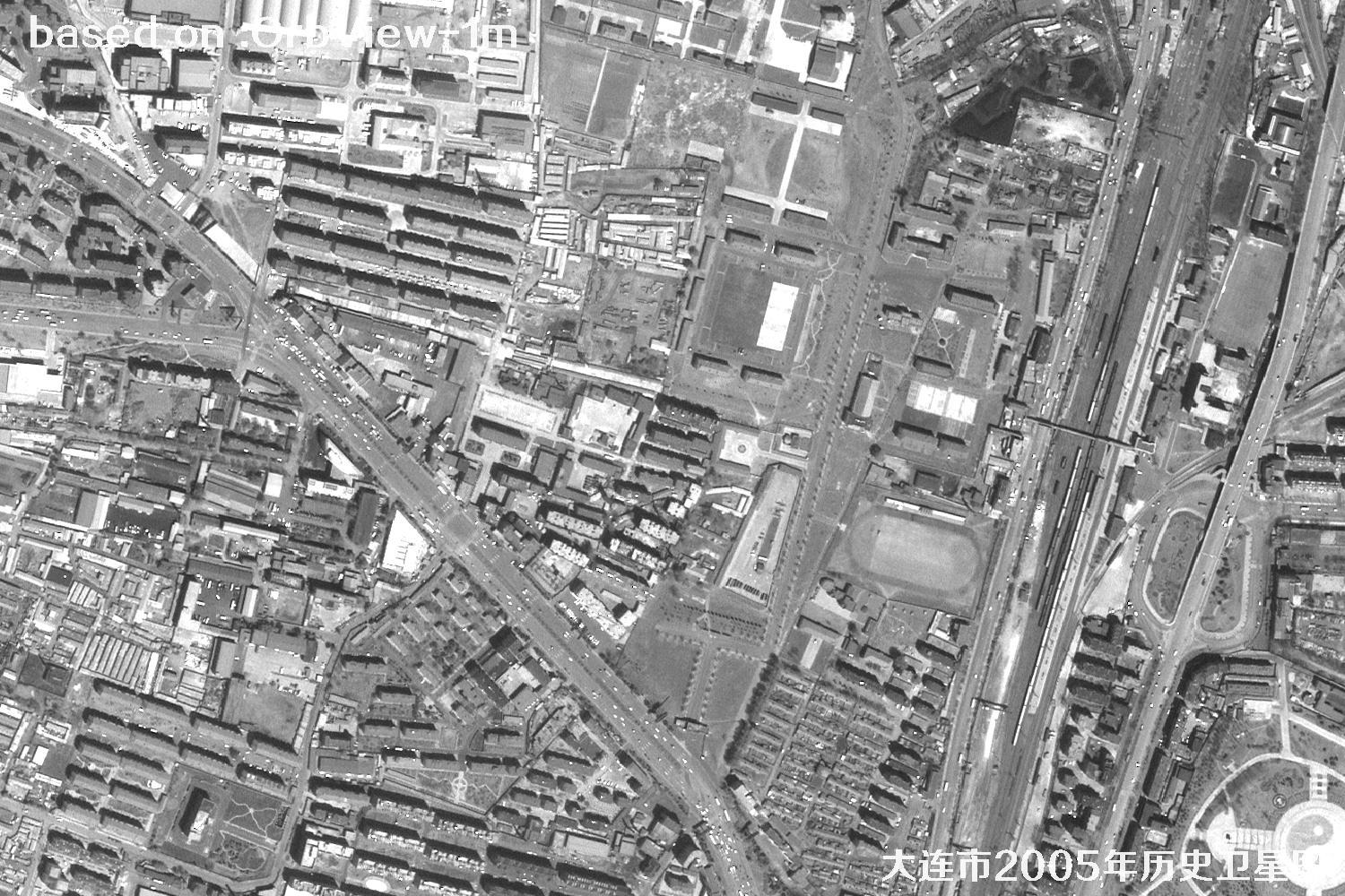 历史卫星图：辽宁省大连市2005年OrbView卫星图11