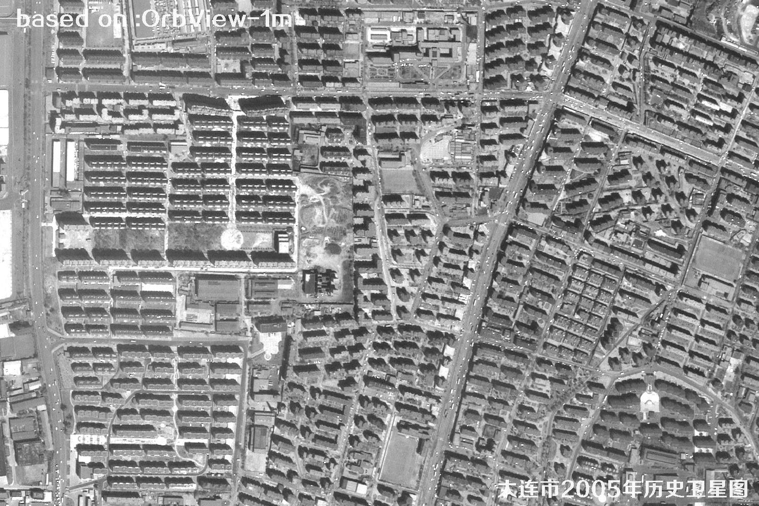 历史卫星图：辽宁省大连市2005年OrbView卫星图17