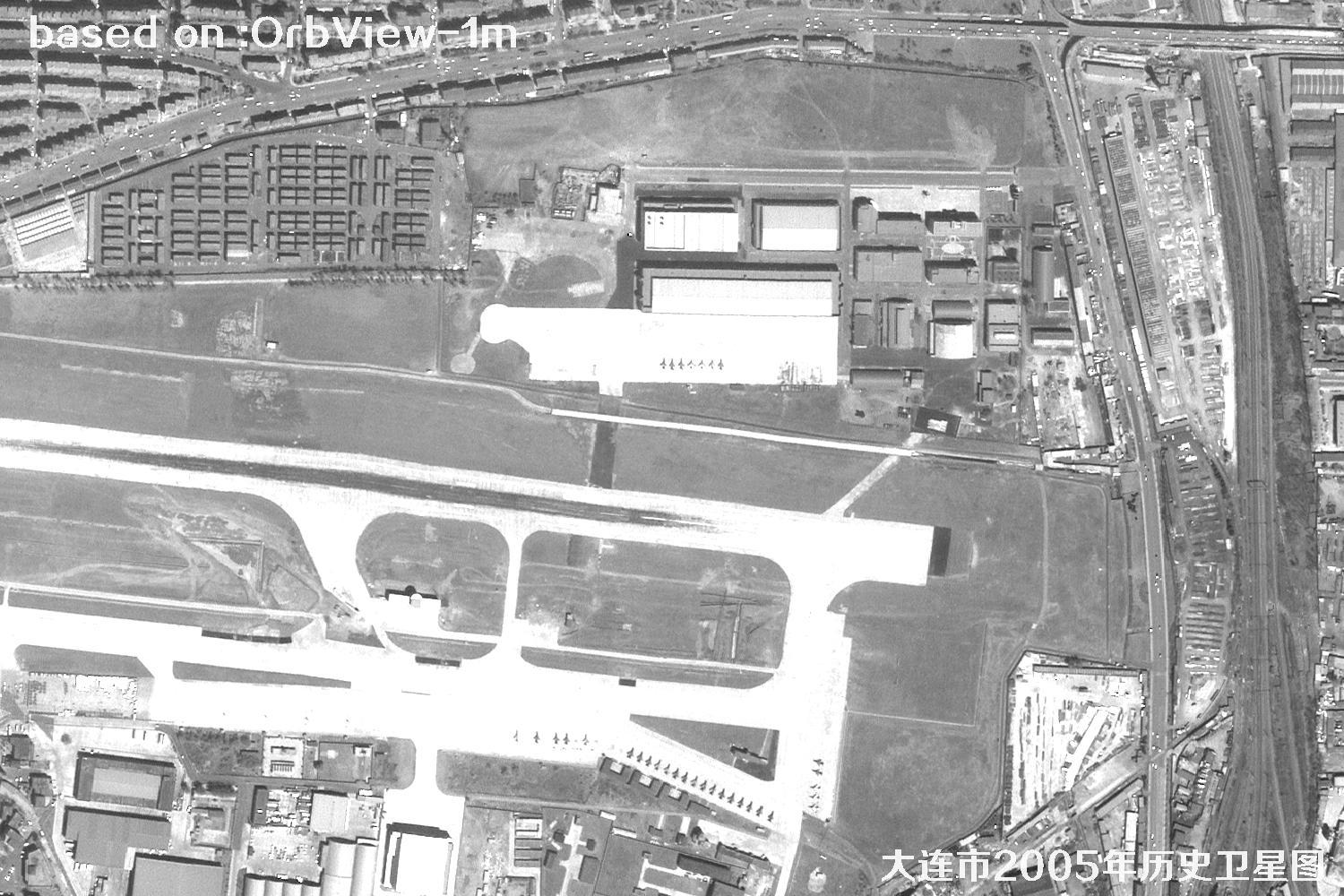 历史卫星图：辽宁省大连市2005年OrbView卫星图25