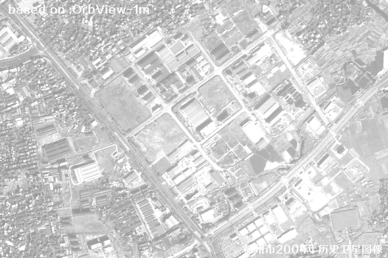 福州市2004年1米分辨率OrbView卫星历史影像图10