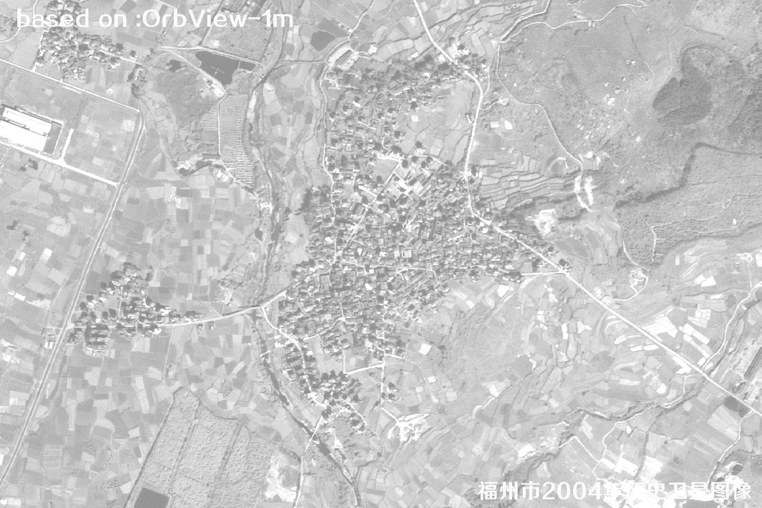 福州市2004年1米分辨率OrbView卫星历史影像图13