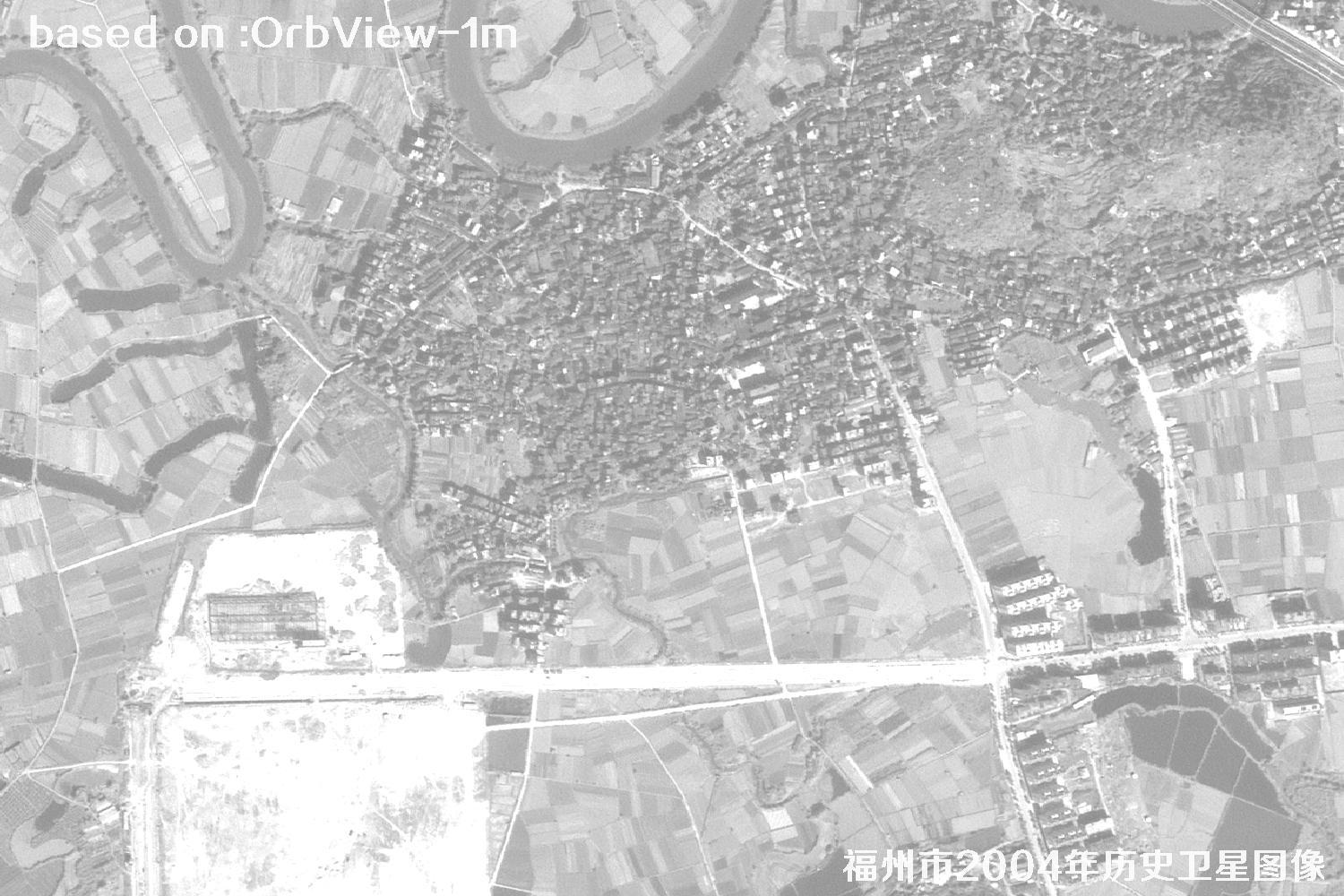 福州市2004年1米分辨率OrbView卫星历史影像图14